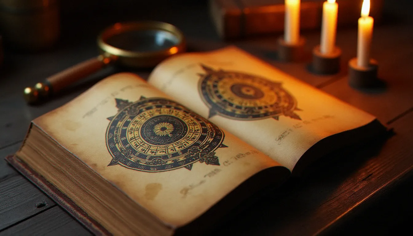 Pages enluminées d'un manuscrit ancien montrant des figures symboliques circulaires évoquant les archétypes et l'inconscient collectif décrits par Carl Gustav Jung
