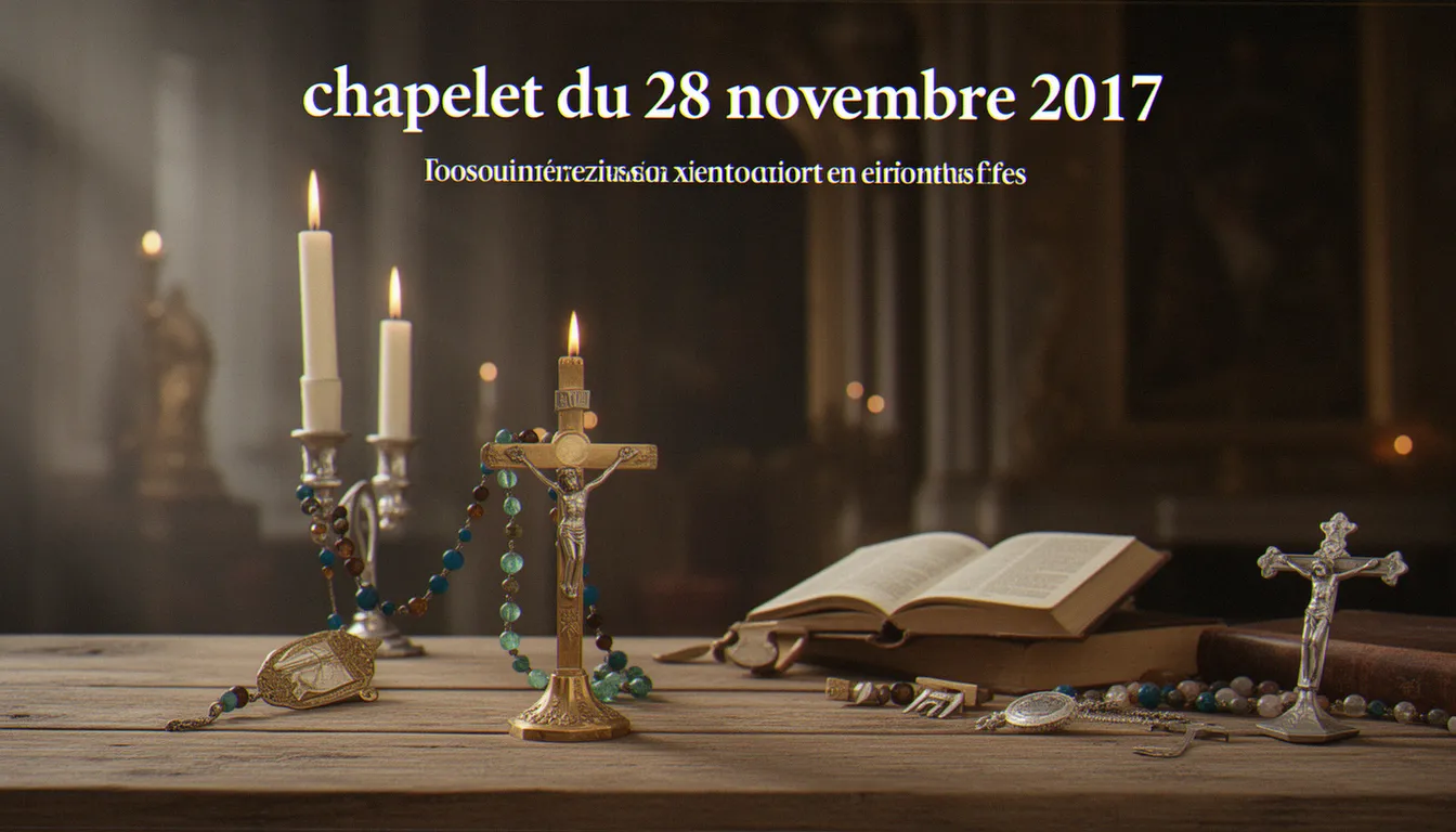 Illustration de chapelet du 28 novembre 2017