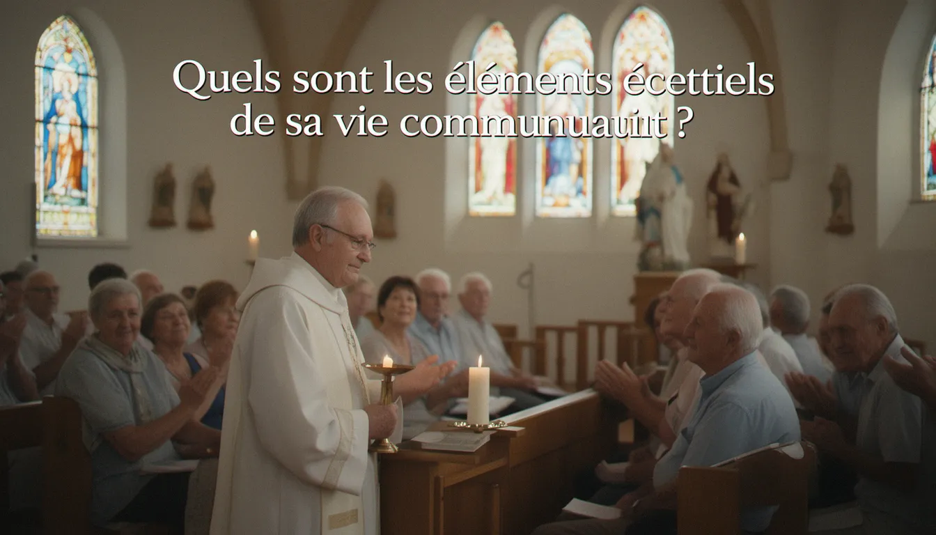 Quels sont les éléments essentiels de sa vie communautaire ? — communauté marie reine immaculée