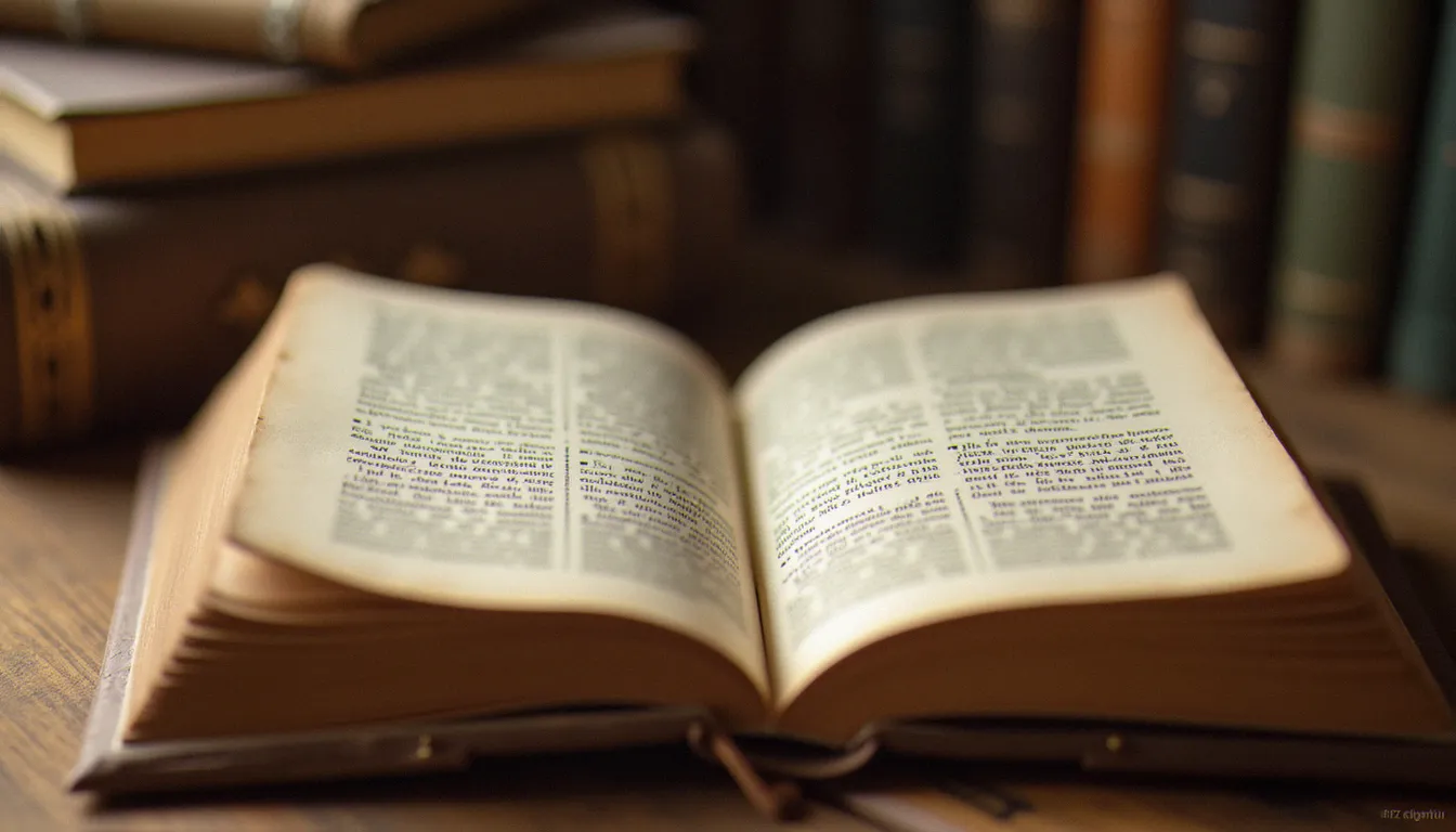 Livre de prières ancien ouvert sur une table en bois, montrant des prières mariales en français